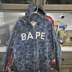 BAPE x Swarovski Vintage Authentic Full Zip Hoodie XL