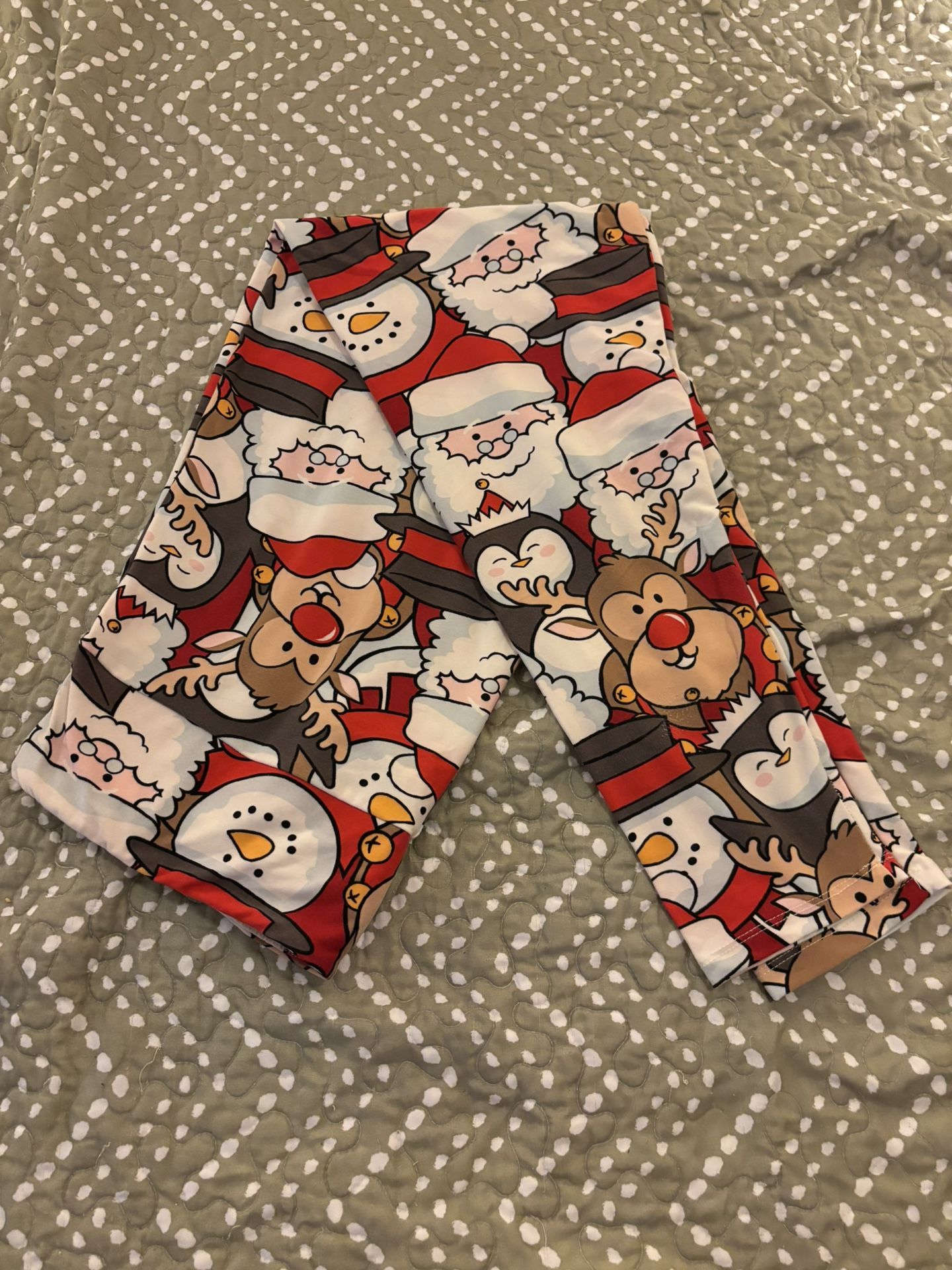 LuLaRoe Christmas Print Design Activewear Leggings TC2 (W18- W26)