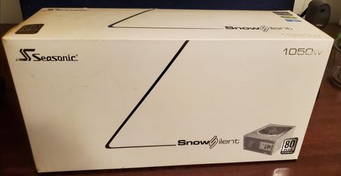 Seasonic Snow Silent 1050 W 80-Plus Platinum Modular Power Supply Unit ATX PSU