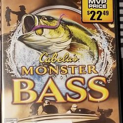 Cabela's Monster Bass PS2 Playstation 2 Game USED