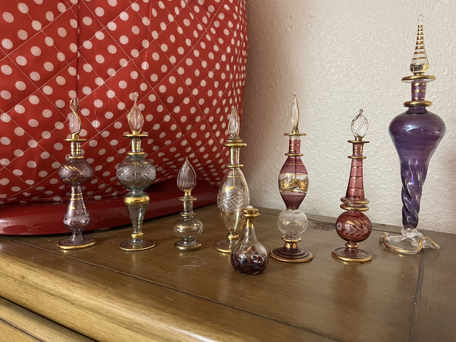 Egyptian Perfume Bottles Antique