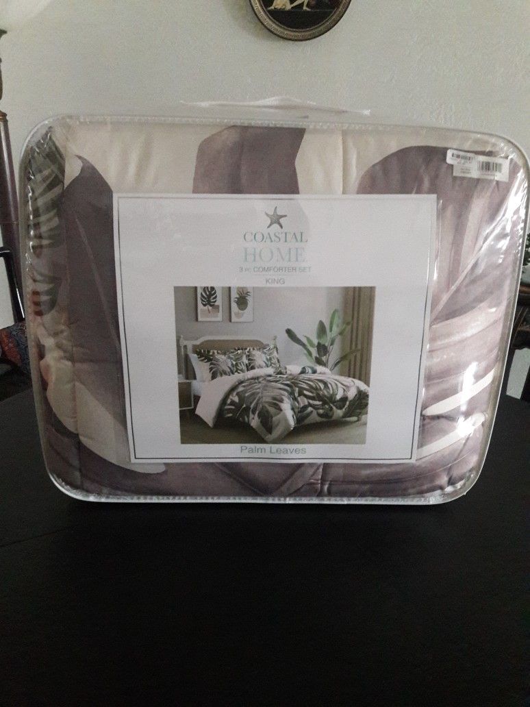 3 Piece New King Comforter Set