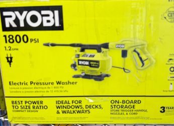 Ryobi 1800 PSI Electric Pressure Washer