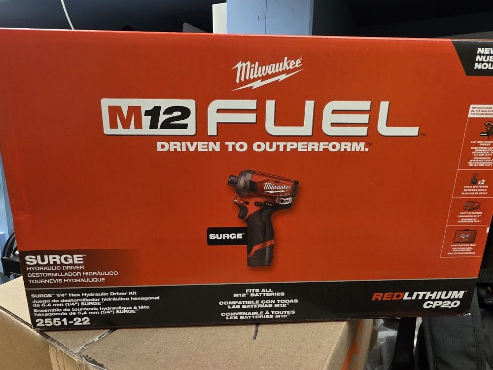 Milwaukee M12 Surge Two Batteries and Charge Pick Up Concord Pinole