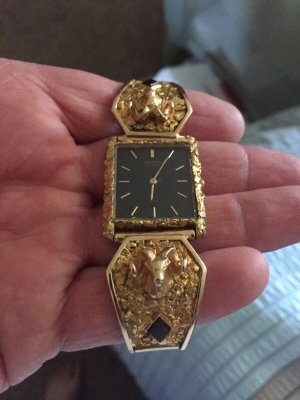 Alaska gold nugget watch