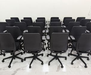 STEELCASE AMIA CHAIRS FULLY LOADED IN LIKE NEW CONDITION $400 EACH DELIVERY AVAILABLE