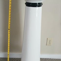 Modern White Side Pedestal Table