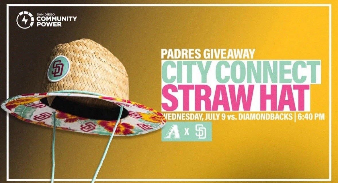 Padres City Connect Straw Hat