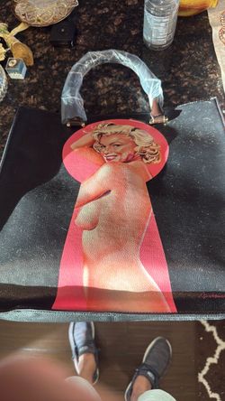 Brand new Mel Ramos Marilyn Monroe bag