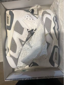 Mens Jordan 6 cool greys size 12…$100