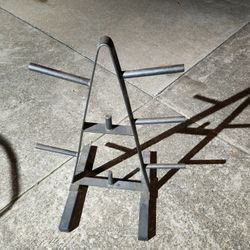 Olympic weight plate tree