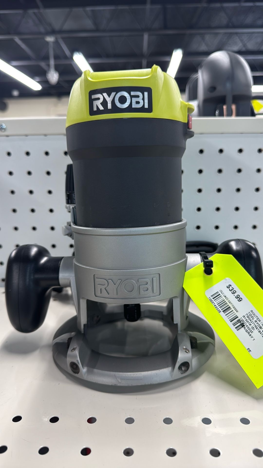 RYOBI 8.5 Amp 1-1/2 Peak HP Fixed Base Router