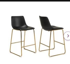 Modern counter stools, set of 2