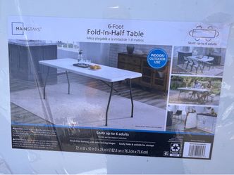 6 Foot Fold In Table NEW
