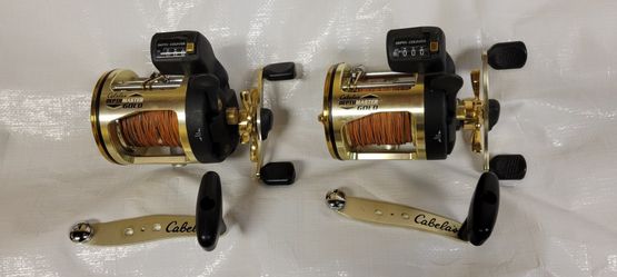 cabelas gold fishing reel handle Cabela's Depth Master Gold Level-Wind Reel for Sale in Grayslake, IL