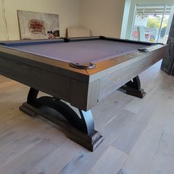 Like new 7dt Slate pool table free delivery