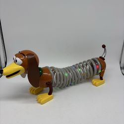 Disney Parks Toy Story Light Up Slinky Dog Pixar Flashing Color Stretchy Coils