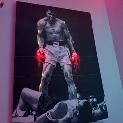 Muhammad Ali LED poster