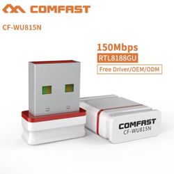 CF-WU815N 150Mbps Wireless Adapter 11N Mini USB WiFi Adapter 2.4G Free Drive Wireless WiFi Dongle Network Card Eth/Zcash/ETC Mining