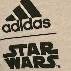 RARE Men’s Star Wars x Adidas Luke Skywalker #7 X-Wing T-Shirt Medium Adult Unisex Collab