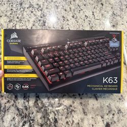 Corsair K63 Wired Compact Keyboard