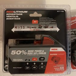 2 Brand New/ M18 Red Lithium High Output XC8.0 