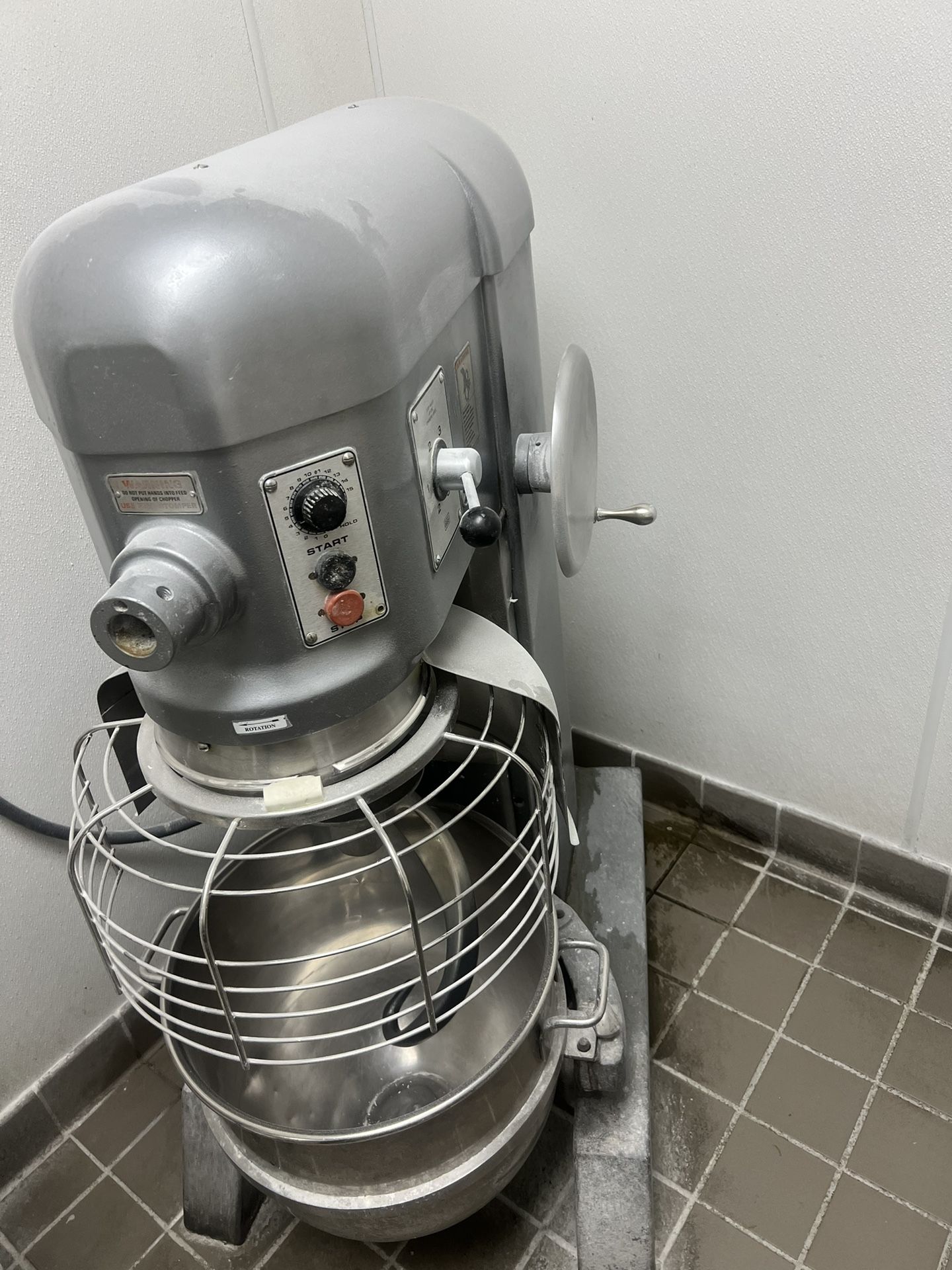 Hobart Mixer With Cage - OSHA Compliant