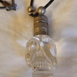 Clear Skull That Lights Up. Super Cool!