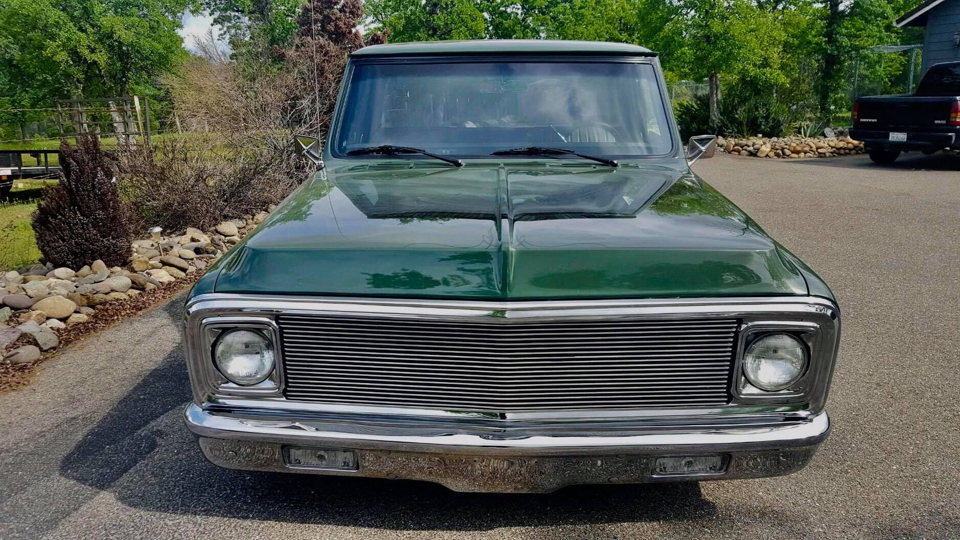 Classic 71 c10 stepside , 350 motor custom built by count Kustoms