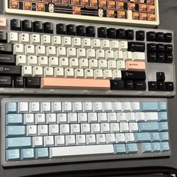Custom Mechanical Keyboard. Authentic GMK keycaps Osume sets. Hand Lubed.