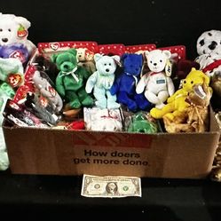 TY PLUSH BEANIE BABY DOLLS