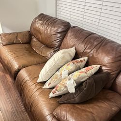 Leather Couch For Free 