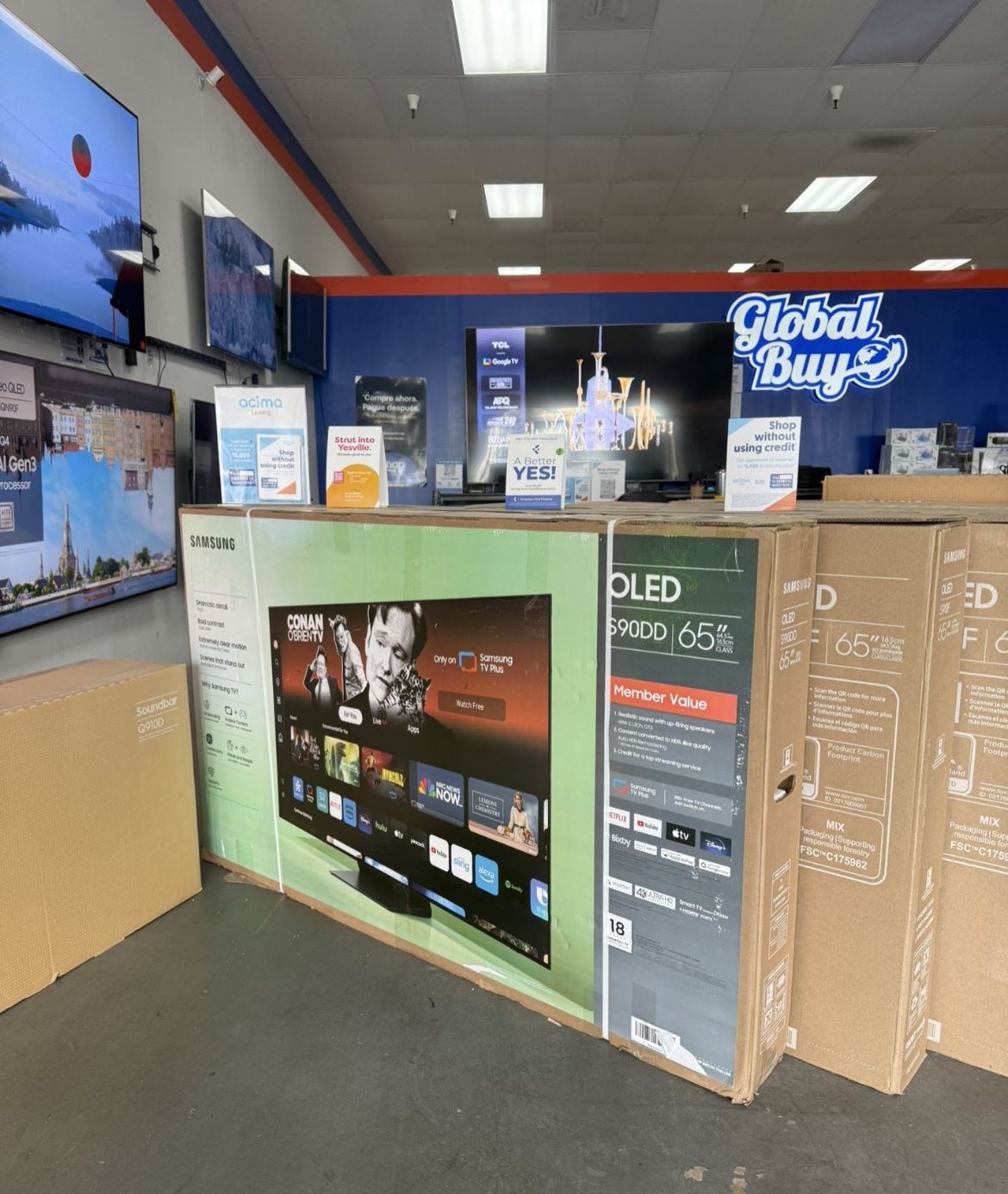 65 SAMSUNG OLED S90D 4K HDR SMART TV