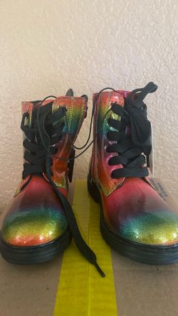 Kids Rainbow Boots