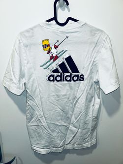 Adidas x The Simpsons white Ski tshirt