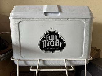 Full Throttle or Coca Cola Rubbermaid Ice Chest
