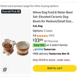 Dog Bowl Set