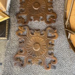 Wood Wall Art Pair $10.00