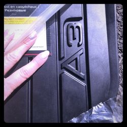 2 Front Rubber Floor mats for Audi A3 convertible