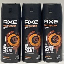 Axe Dark Temptation Body Spray 4oz (Pack of 3)