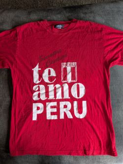 ddp Te amo Peru Graphic T-Shirt Small