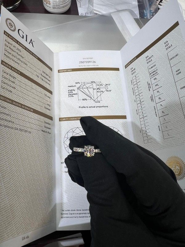 GIA 1.32 CT VVS2 Ring