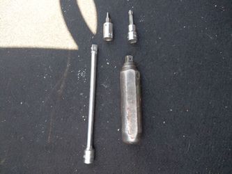 Snap-on impact hammer driver 3/8 bits and extension