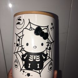 Hello kitty halloween cookie jar