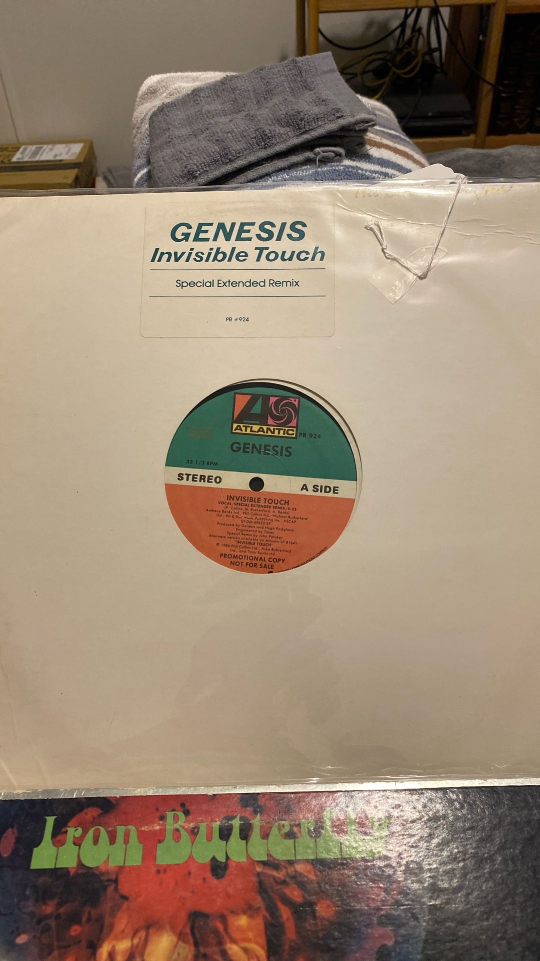 Genesis - Invisible Touch Promo LP