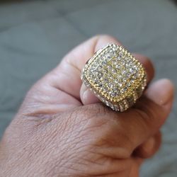 Bling Ring Gold Plated For Men (New)