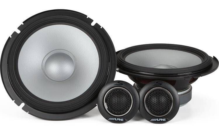 Alpine S2-S65C Next-Generation S-Series 6-1/2" component speaker system