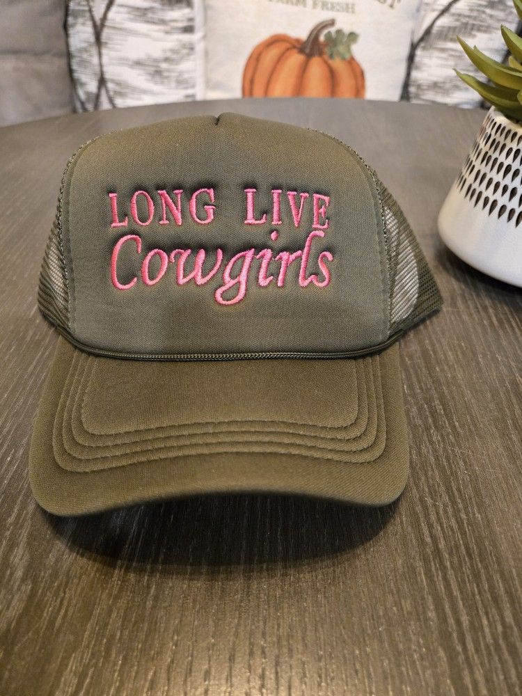New Trucker Hat Long Live Cowgirls