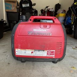 Honda EU 2000 Generator