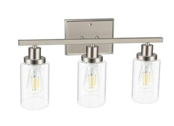 Ascher Bathroom Vanity Light Fixtures, 3 Light Wall Sconces Lighting w